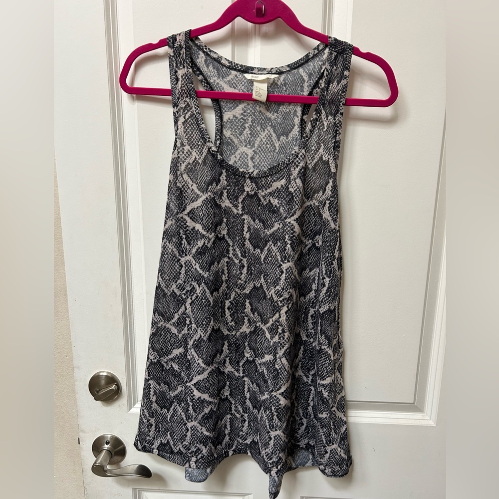 Snake print tank